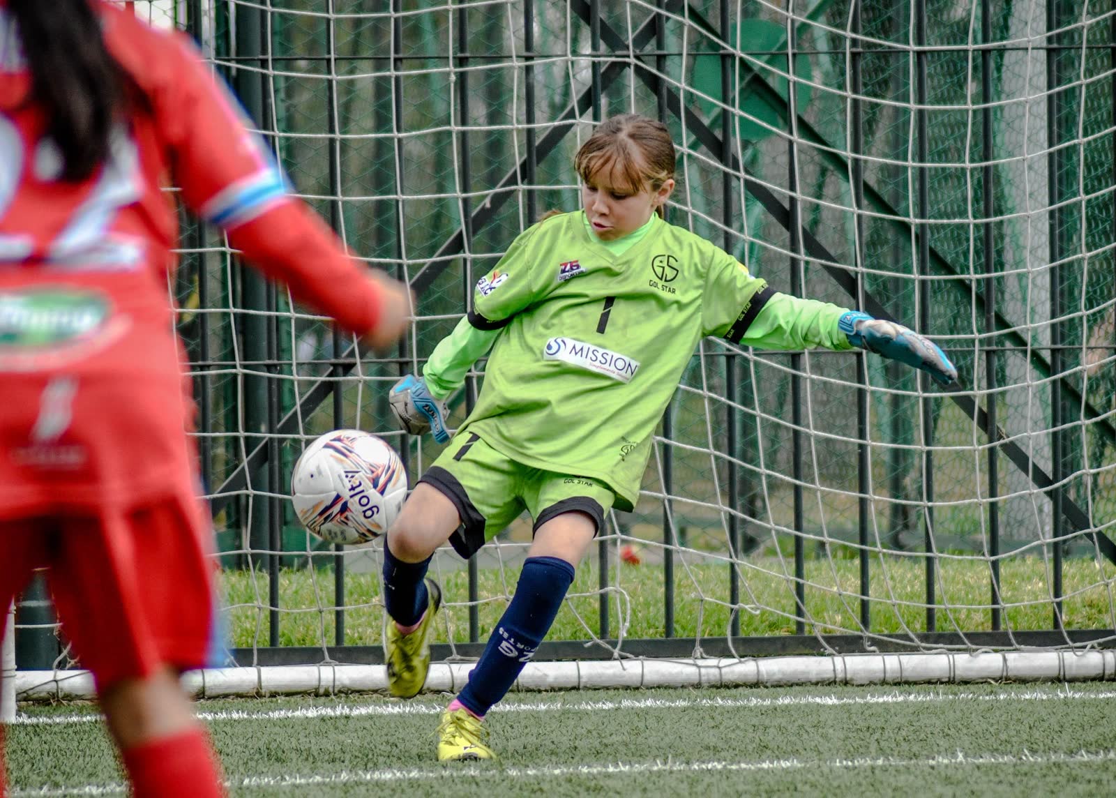 Goalkeeper Academy players in action