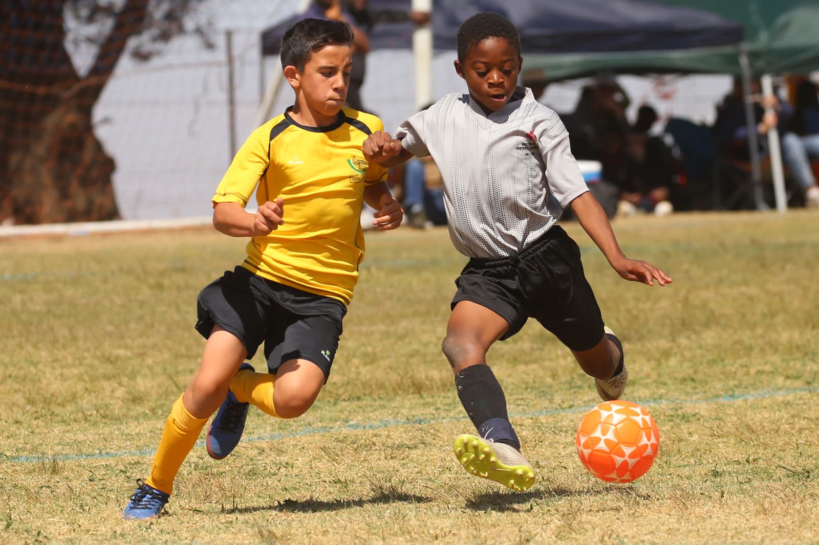 Development players in action
